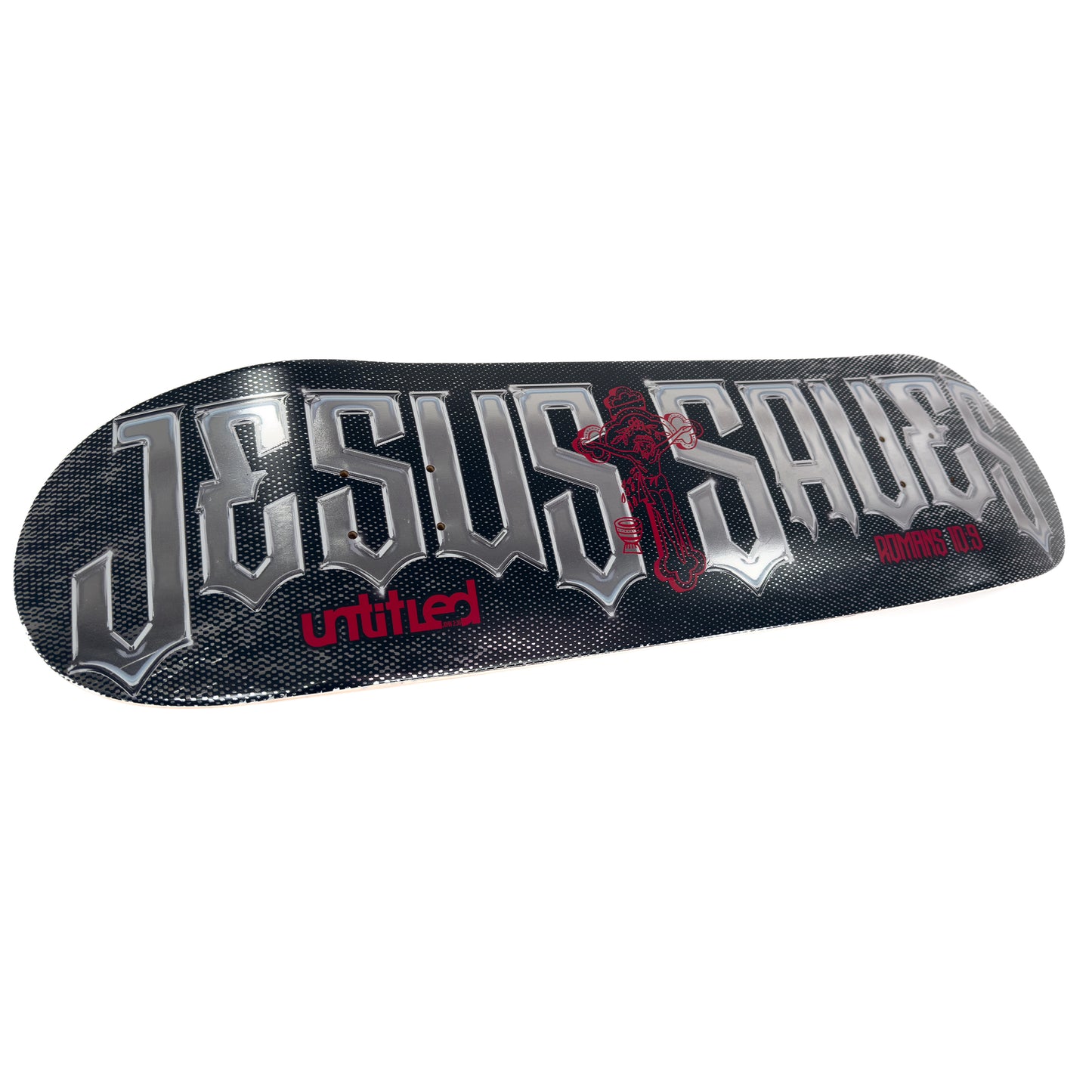 Untitled Jesus Saves Silver Foil Deck
