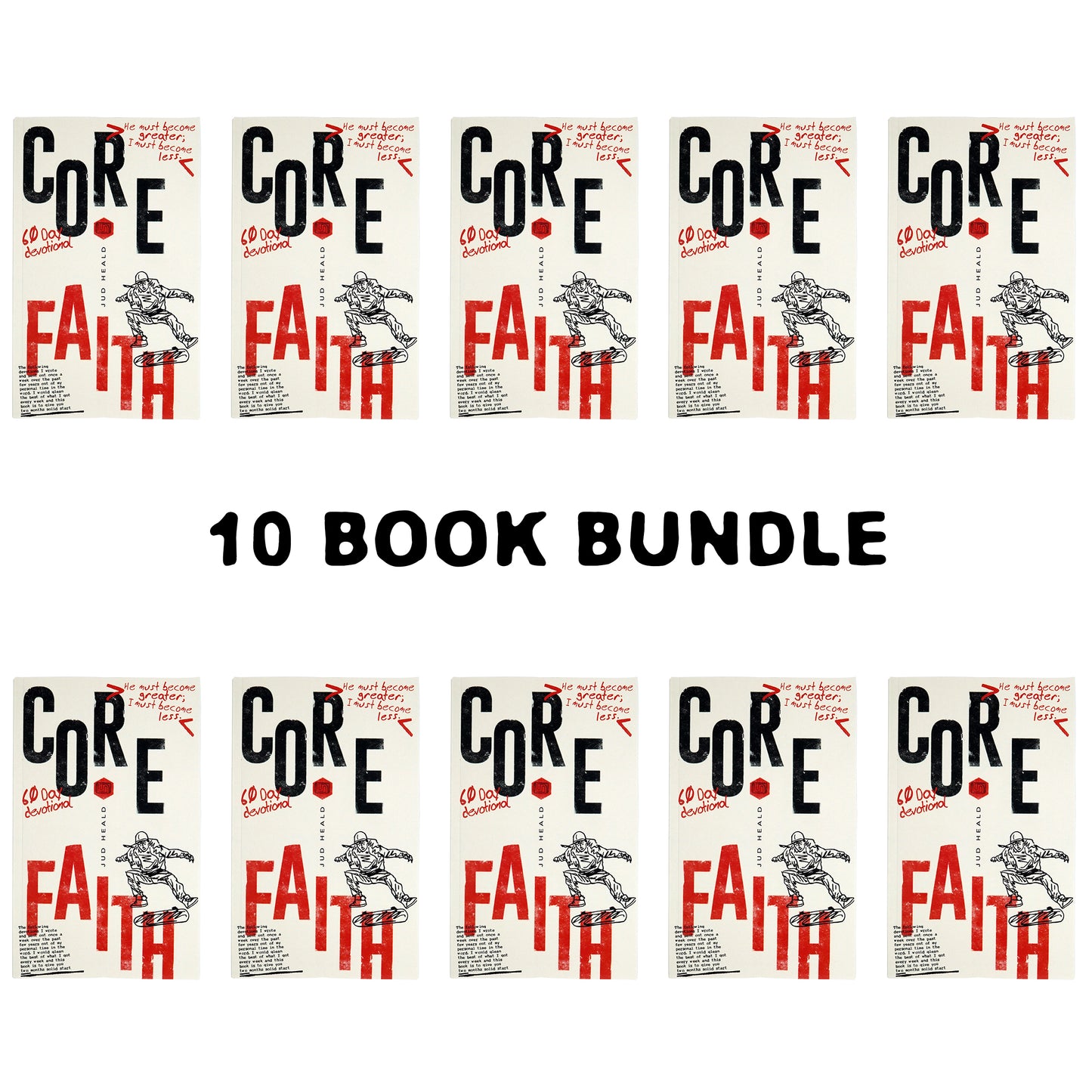 Core Faith 60 Day Devotional (*10 Book Bundle)